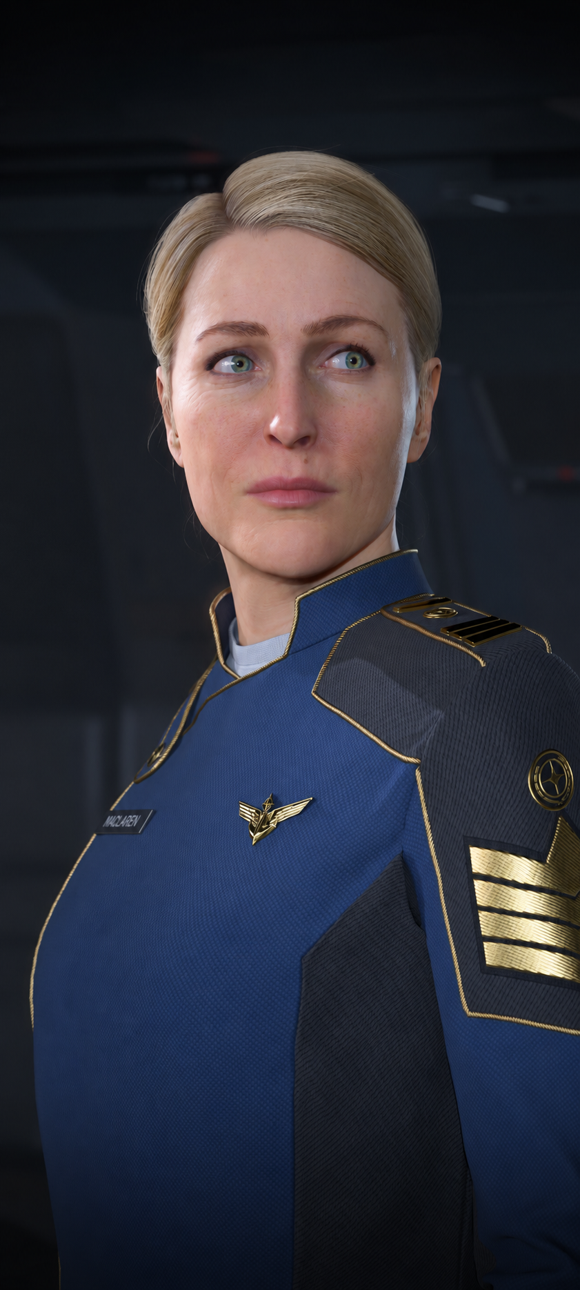 Ritratto dell’ufficiale spaziale MacLaren