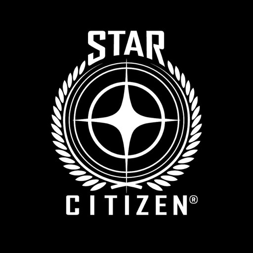 Logo Star Citizen completo, con il nome del gioco